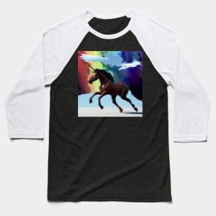 Majestic and Mysterious: Unraveling the Enigma of the Unicorn Artwork Baseball T-Shirt